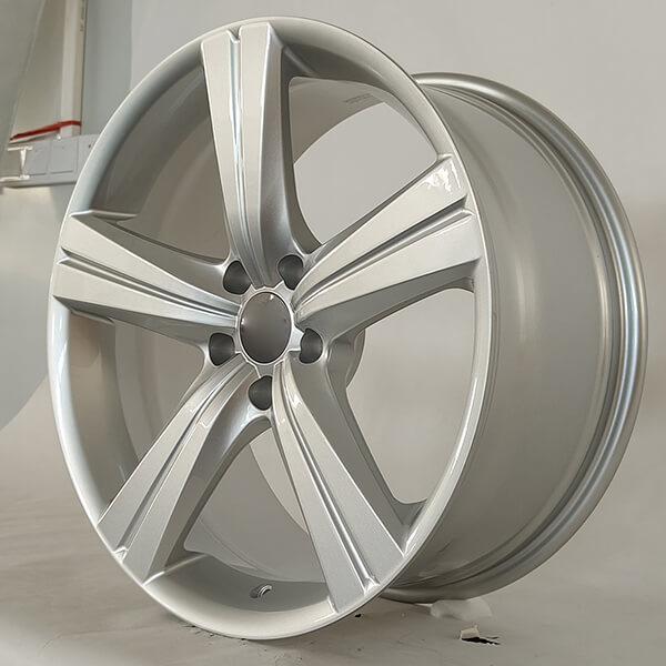 5 spoke silver rims