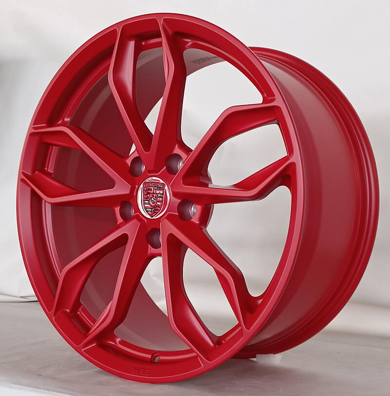 Ferrari red wheels