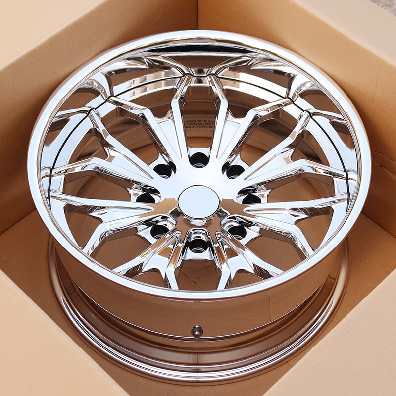 8 hole GMC chrome rims