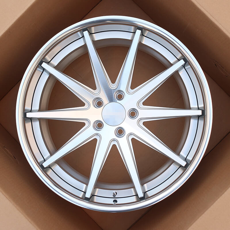 10 spoke rims with polished lip